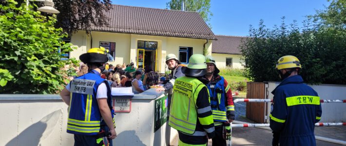 Einsatzübung an Grundschule und Kinderhaus