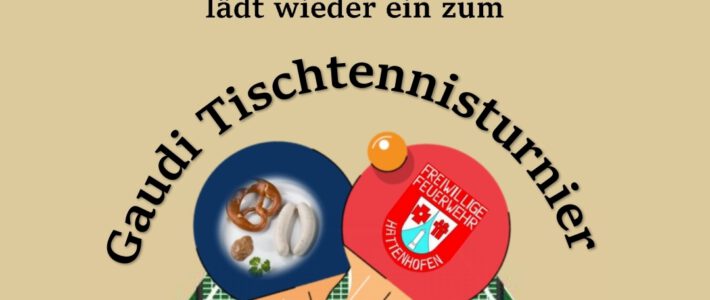 Anmeldung zum Gaudi-Tischtennisturnier